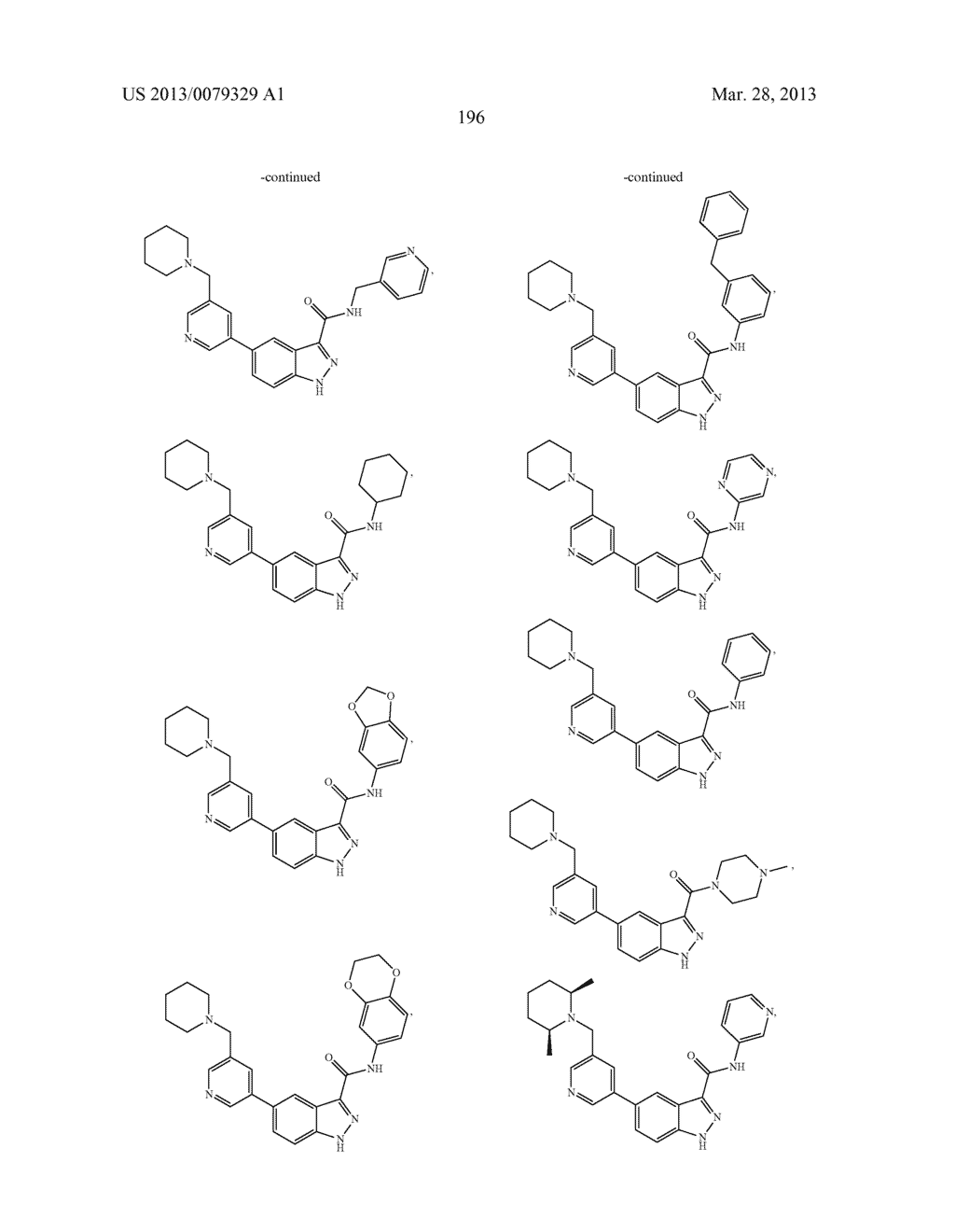 INDAZOLE-3-CARBOXAMIDES AND THEIR USE AS WNT/Beta-CATENIN SIGNALING     PATHWAY INHIBITORS - diagram, schematic, and image 197