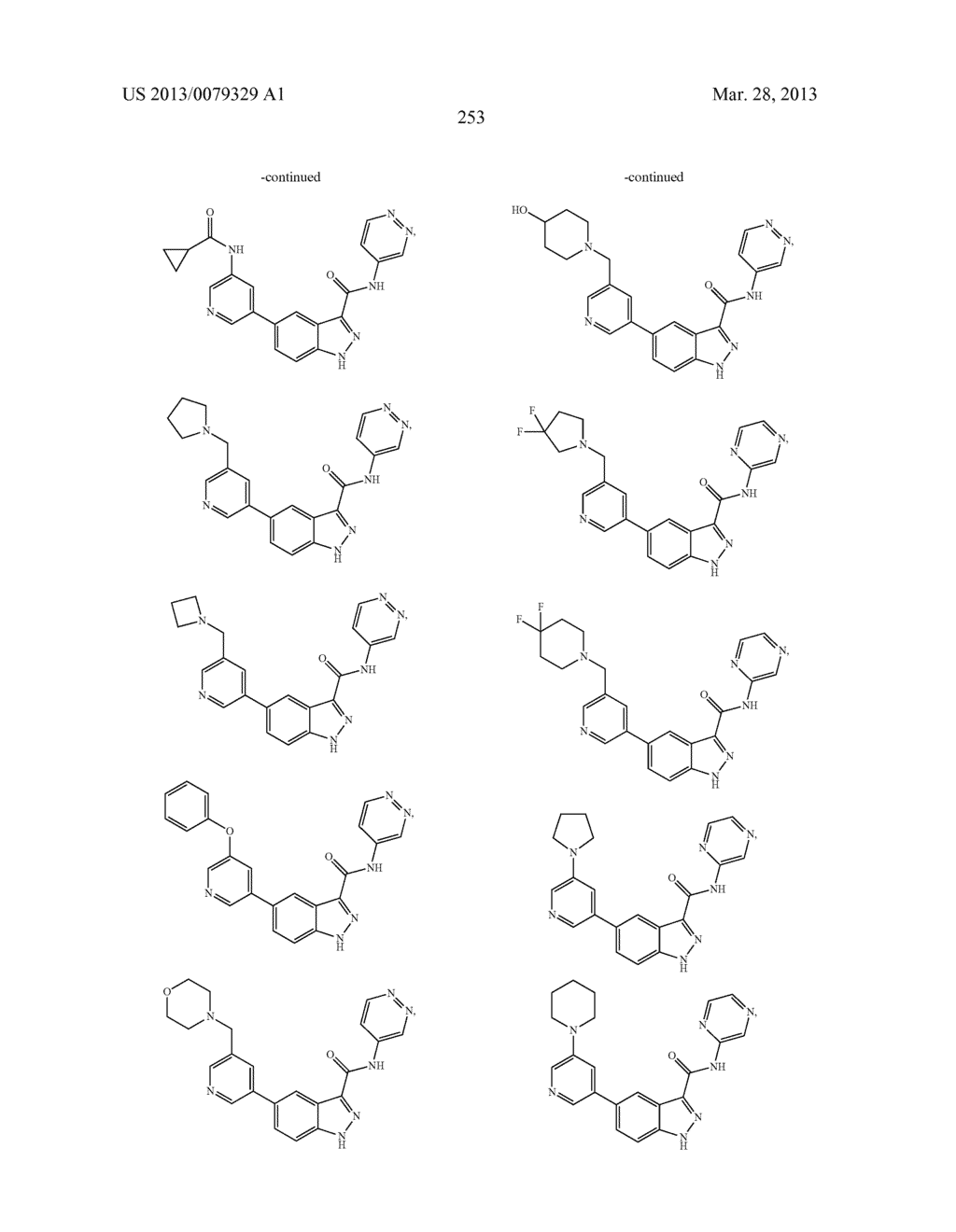 INDAZOLE-3-CARBOXAMIDES AND THEIR USE AS WNT/Beta-CATENIN SIGNALING     PATHWAY INHIBITORS - diagram, schematic, and image 254