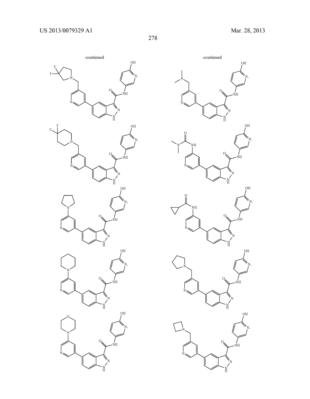 INDAZOLE-3-CARBOXAMIDES AND THEIR USE AS WNT/Beta-CATENIN SIGNALING     PATHWAY INHIBITORS - diagram, schematic, and image 279