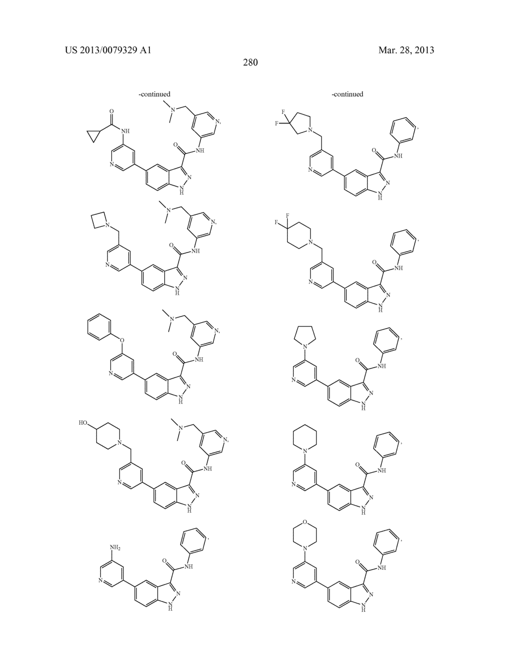 INDAZOLE-3-CARBOXAMIDES AND THEIR USE AS WNT/Beta-CATENIN SIGNALING     PATHWAY INHIBITORS - diagram, schematic, and image 281