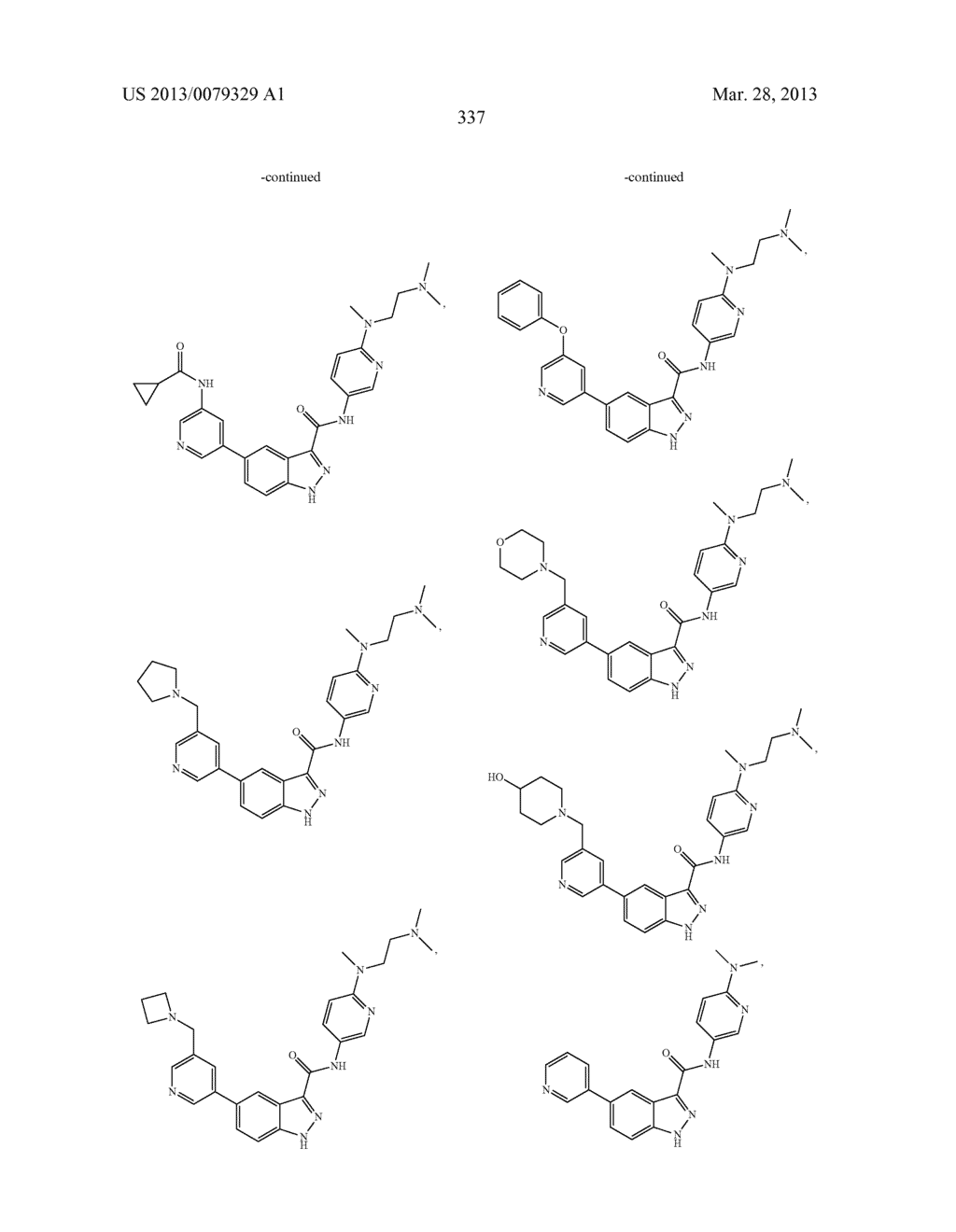 INDAZOLE-3-CARBOXAMIDES AND THEIR USE AS WNT/Beta-CATENIN SIGNALING     PATHWAY INHIBITORS - diagram, schematic, and image 338