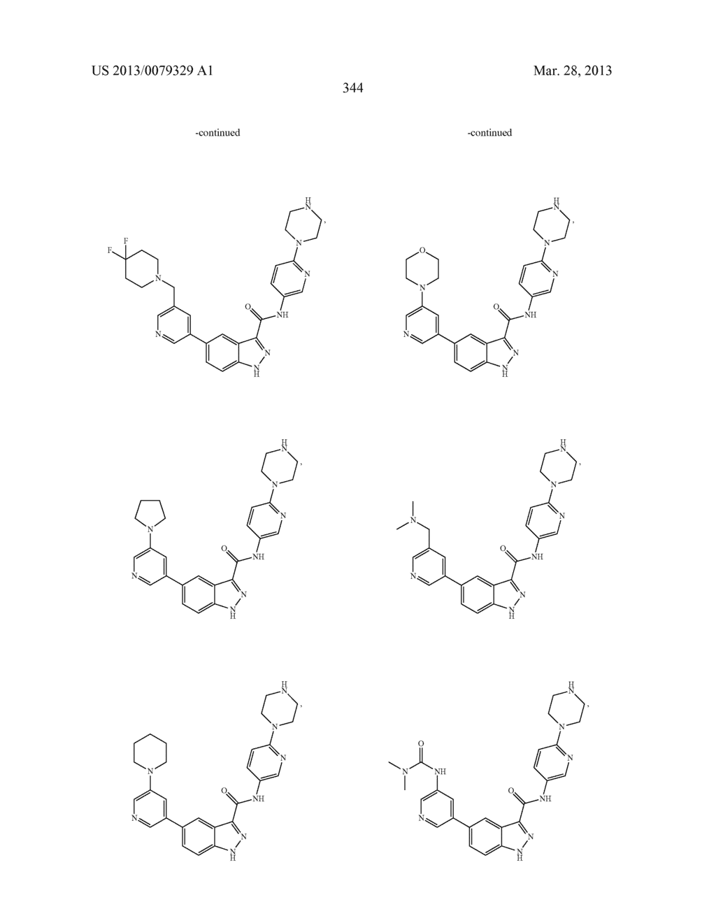 INDAZOLE-3-CARBOXAMIDES AND THEIR USE AS WNT/Beta-CATENIN SIGNALING     PATHWAY INHIBITORS - diagram, schematic, and image 345