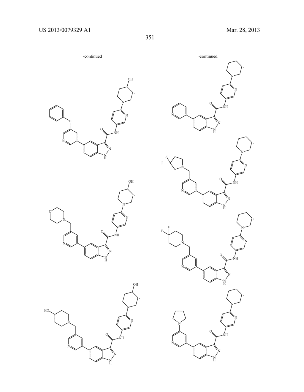 INDAZOLE-3-CARBOXAMIDES AND THEIR USE AS WNT/Beta-CATENIN SIGNALING     PATHWAY INHIBITORS - diagram, schematic, and image 352