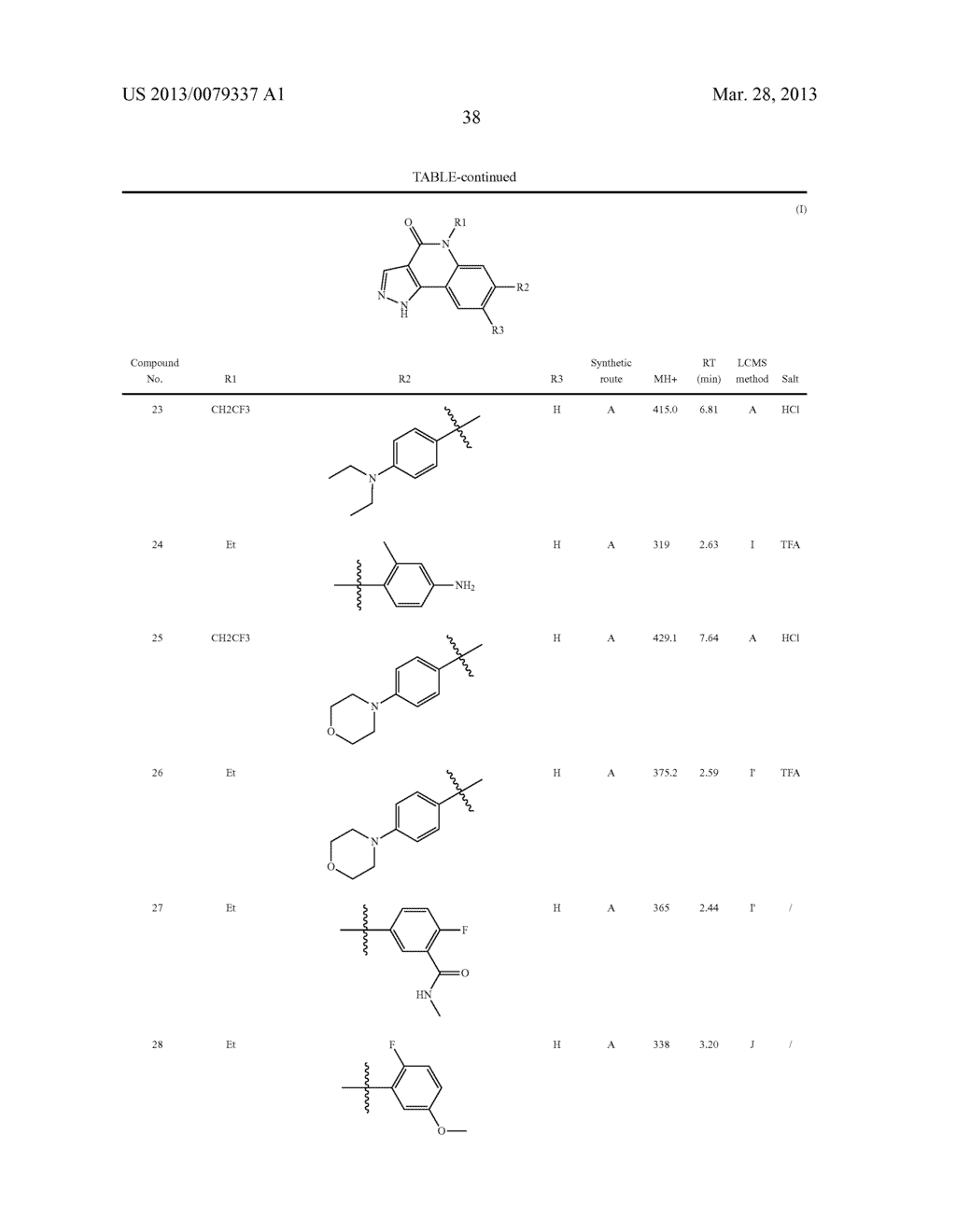 PYRAZOLOQUINOLINONE DERIVATIVES, PREPARATION THEREOF AND THERAPEUTIC USE     THEREOF - diagram, schematic, and image 39