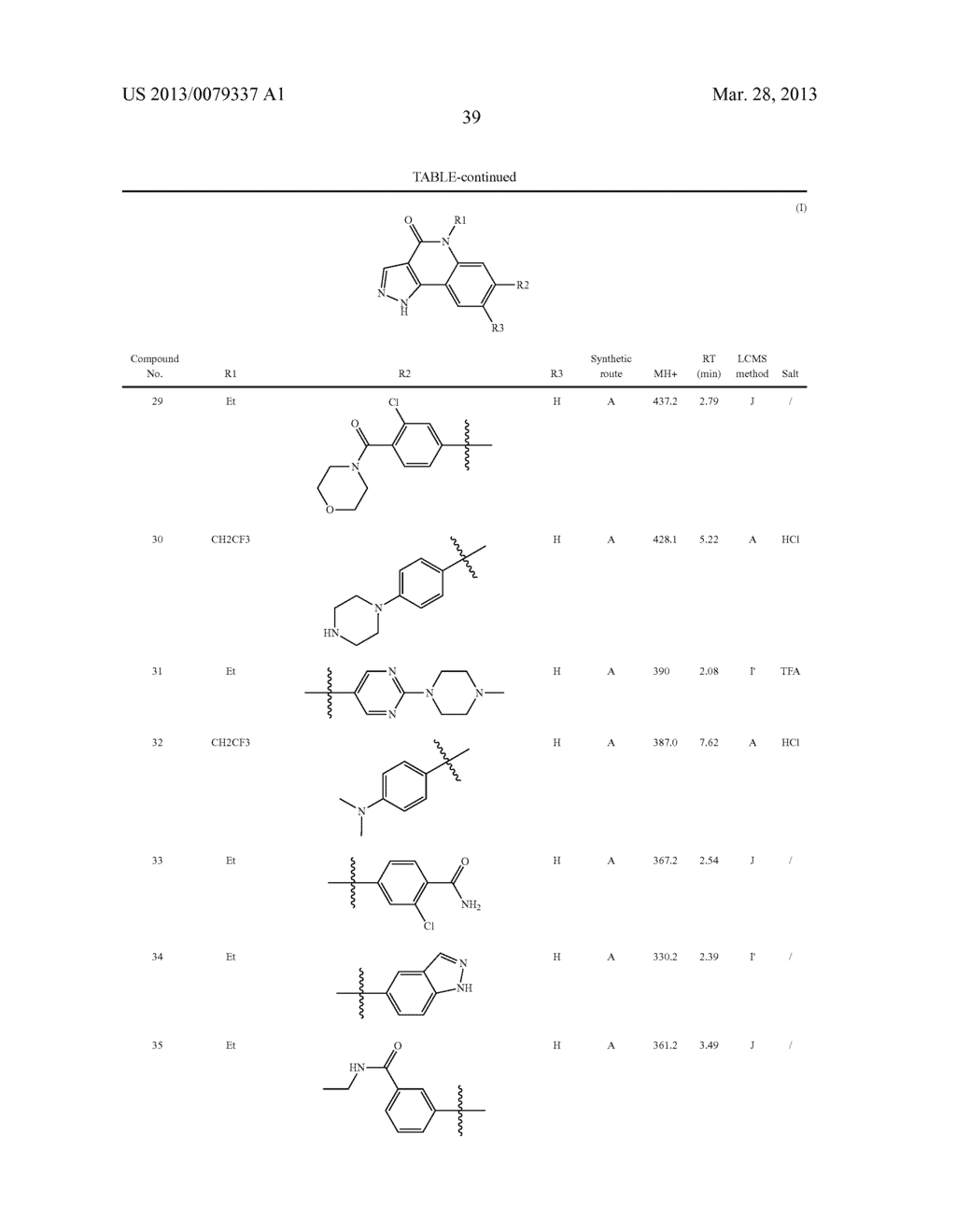 PYRAZOLOQUINOLINONE DERIVATIVES, PREPARATION THEREOF AND THERAPEUTIC USE     THEREOF - diagram, schematic, and image 40