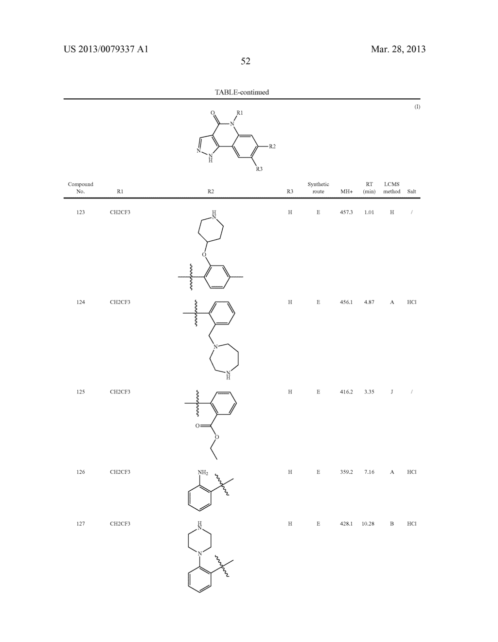 PYRAZOLOQUINOLINONE DERIVATIVES, PREPARATION THEREOF AND THERAPEUTIC USE     THEREOF - diagram, schematic, and image 53