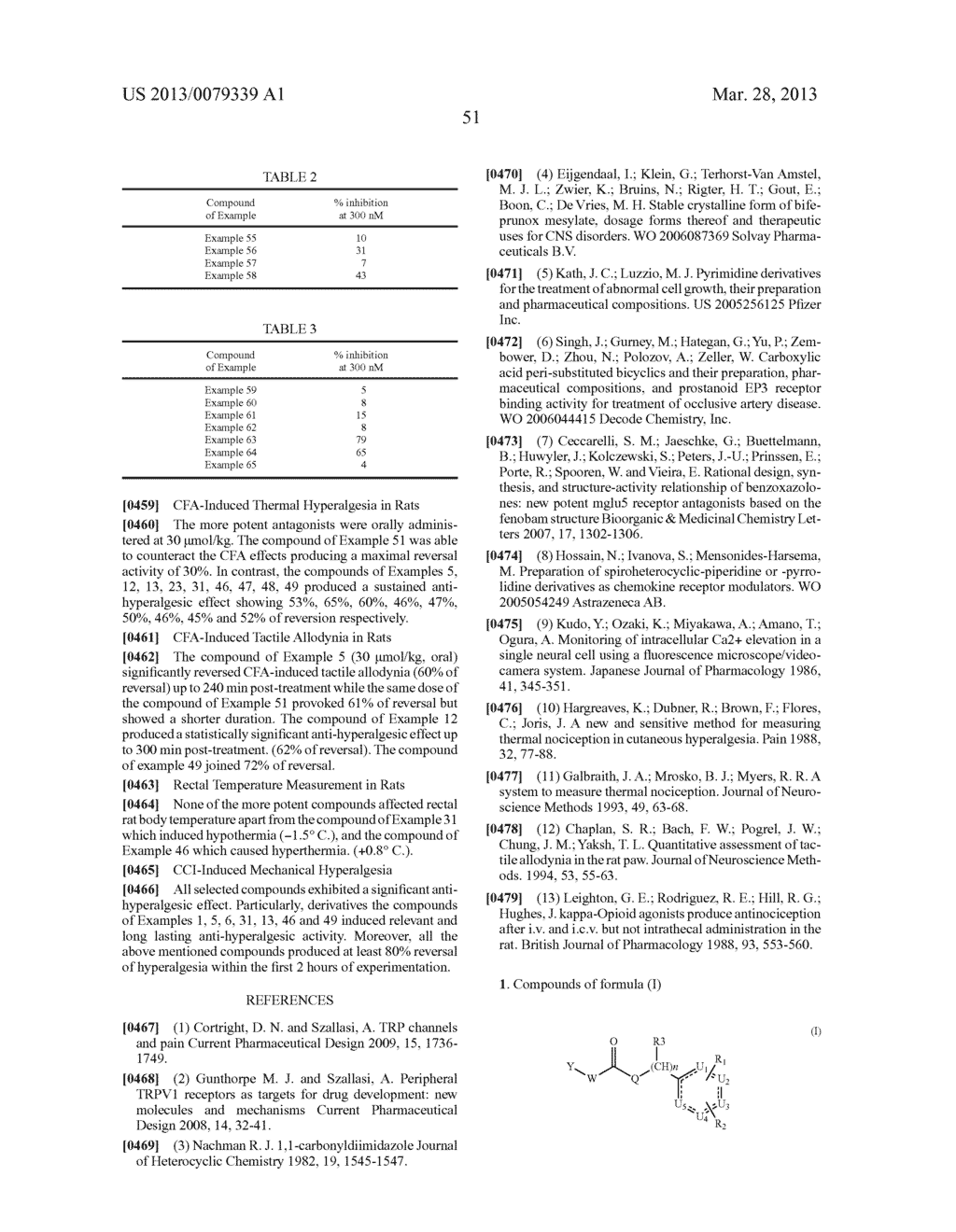 TRPV1 VANILLOID RECEPTOR ANTAGONISTS WITH A BICYCLIC PORTION - diagram, schematic, and image 52