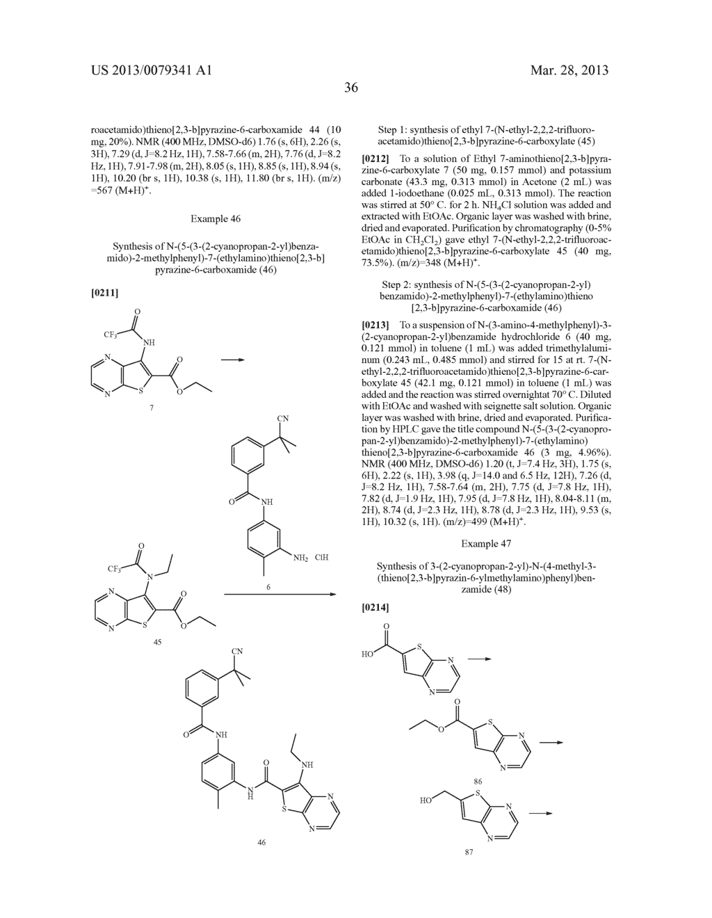 THIENO (2, 3B) PYRAZINE COMPOUNDS AS B-RAF INHIBITORS - diagram, schematic, and image 37