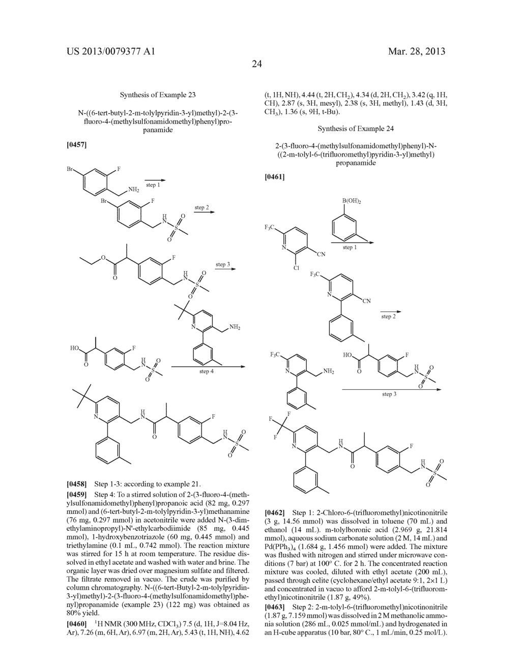 Aryl or N-heteroaryl Substituted Methanesulfonamide Derivatives as     Vanilloid Receptor Ligands - diagram, schematic, and image 25