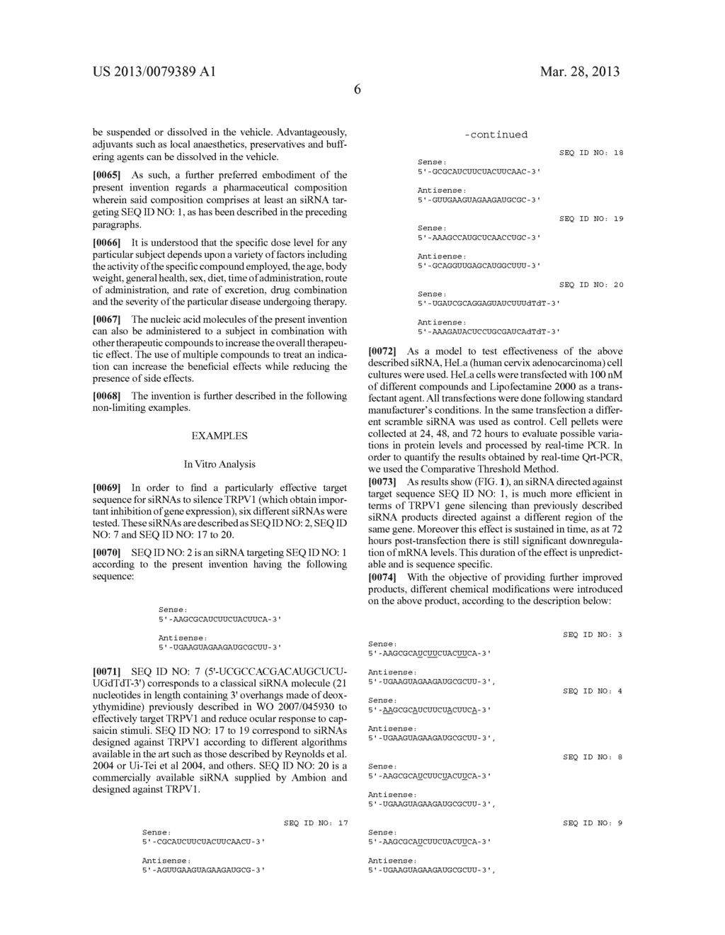 siRNA And Their Use In Methods And Compositions For The Treatment And/Or     Prevention Of Eye Conditions - diagram, schematic, and image 10