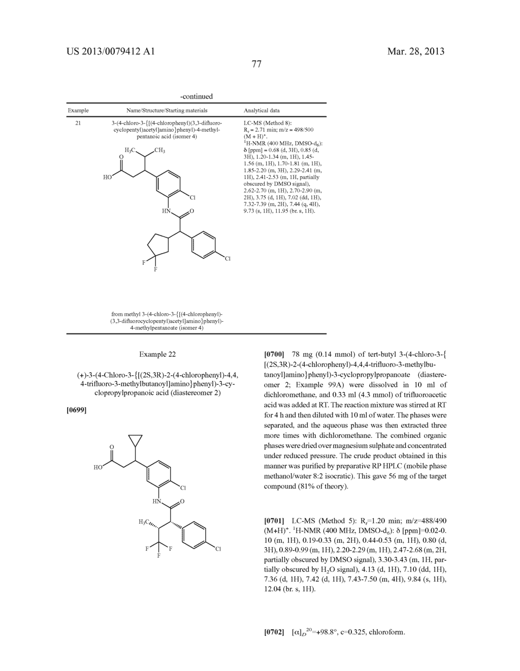 Branched 3-phenylpropionic acid derivatives and their use - diagram, schematic, and image 78