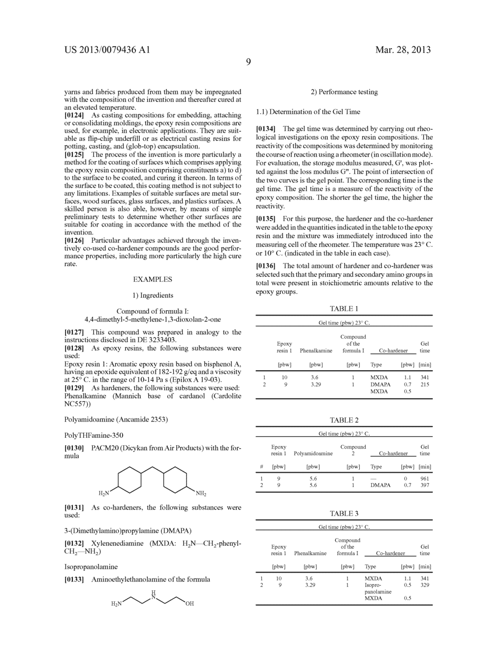 CURING OF EPOXY RESIN COMPOSITIONS COMPRISING CYCLIC CARBONATES USING     MIXTURES OF AMINO HARDENERS - diagram, schematic, and image 10