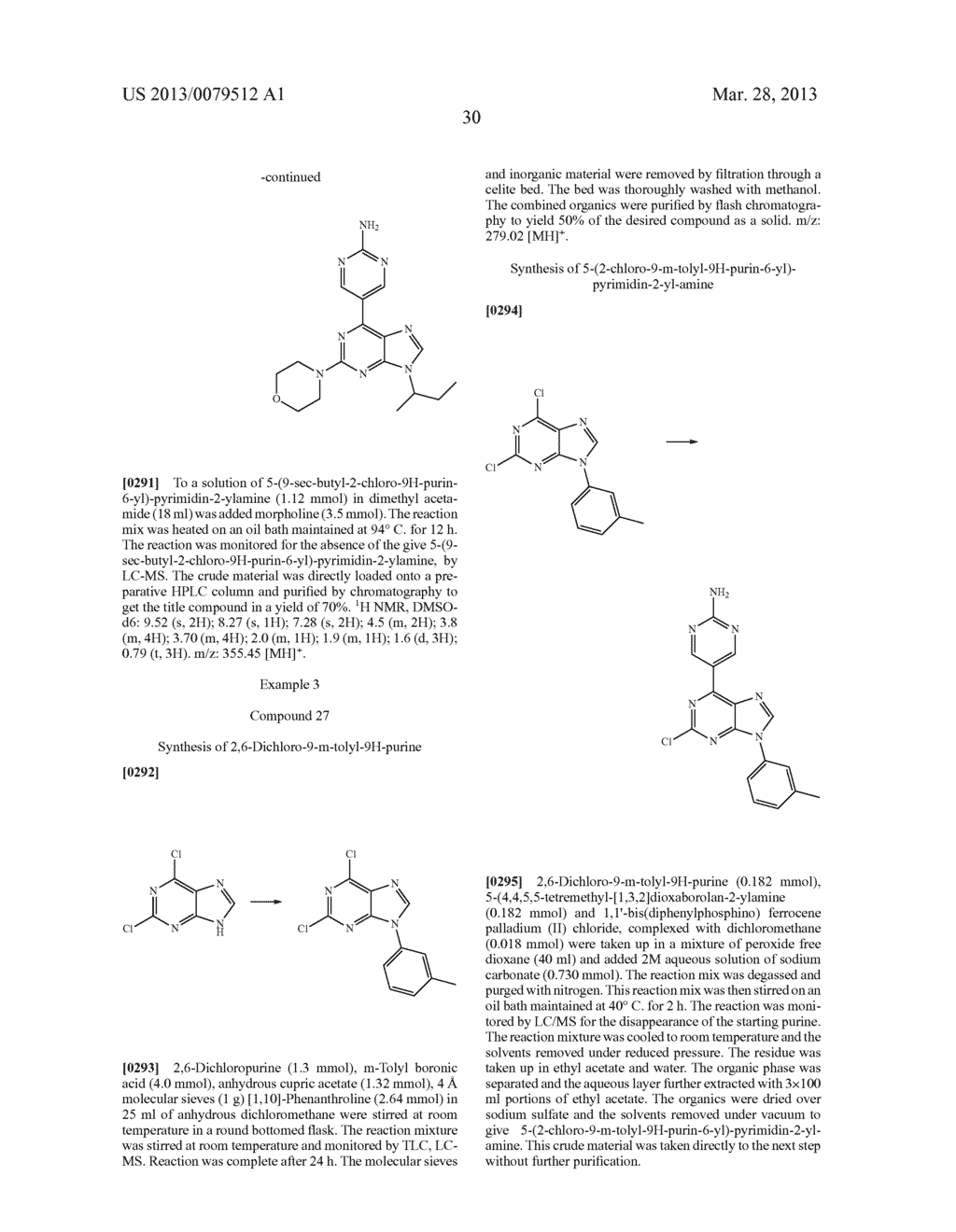 PYRIMIDINE SUBSTITUTED PURINE DERIVATIVES - diagram, schematic, and image 31