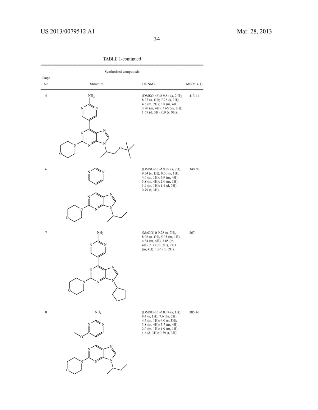 PYRIMIDINE SUBSTITUTED PURINE DERIVATIVES - diagram, schematic, and image 35