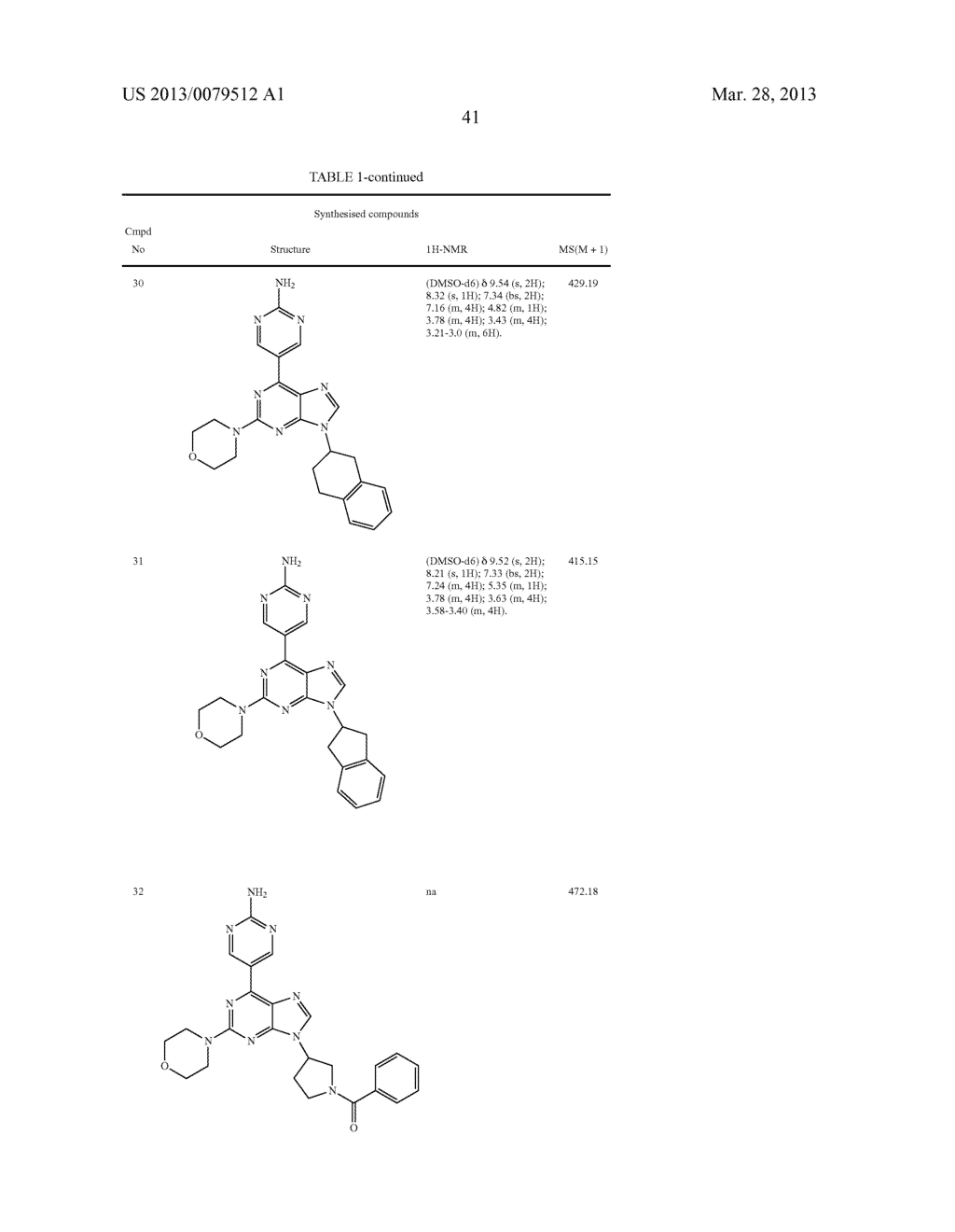 PYRIMIDINE SUBSTITUTED PURINE DERIVATIVES - diagram, schematic, and image 42