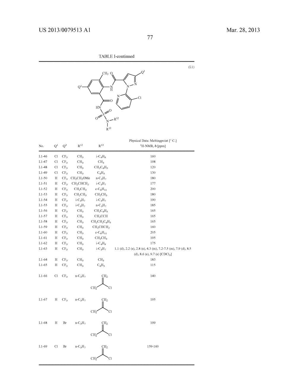 N-Thio-anthranilamid compounds and their use as pesticides - diagram, schematic, and image 78