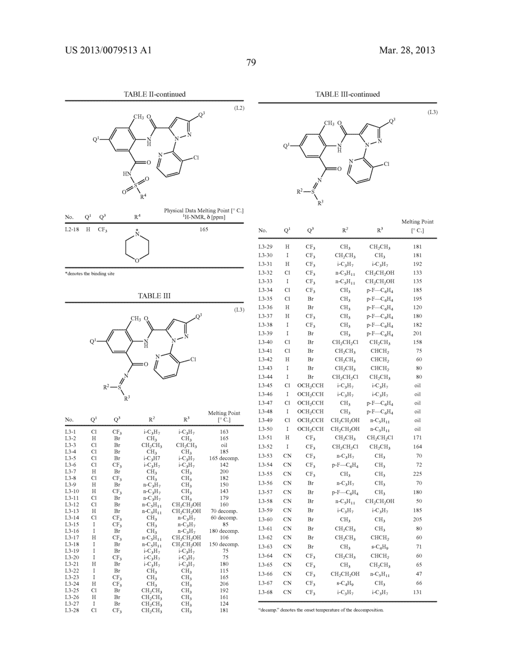 N-Thio-anthranilamid compounds and their use as pesticides - diagram, schematic, and image 80