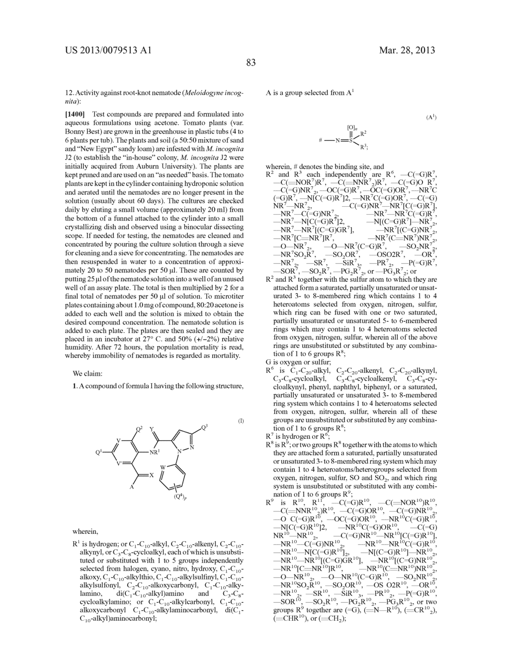 N-Thio-anthranilamid compounds and their use as pesticides - diagram, schematic, and image 84