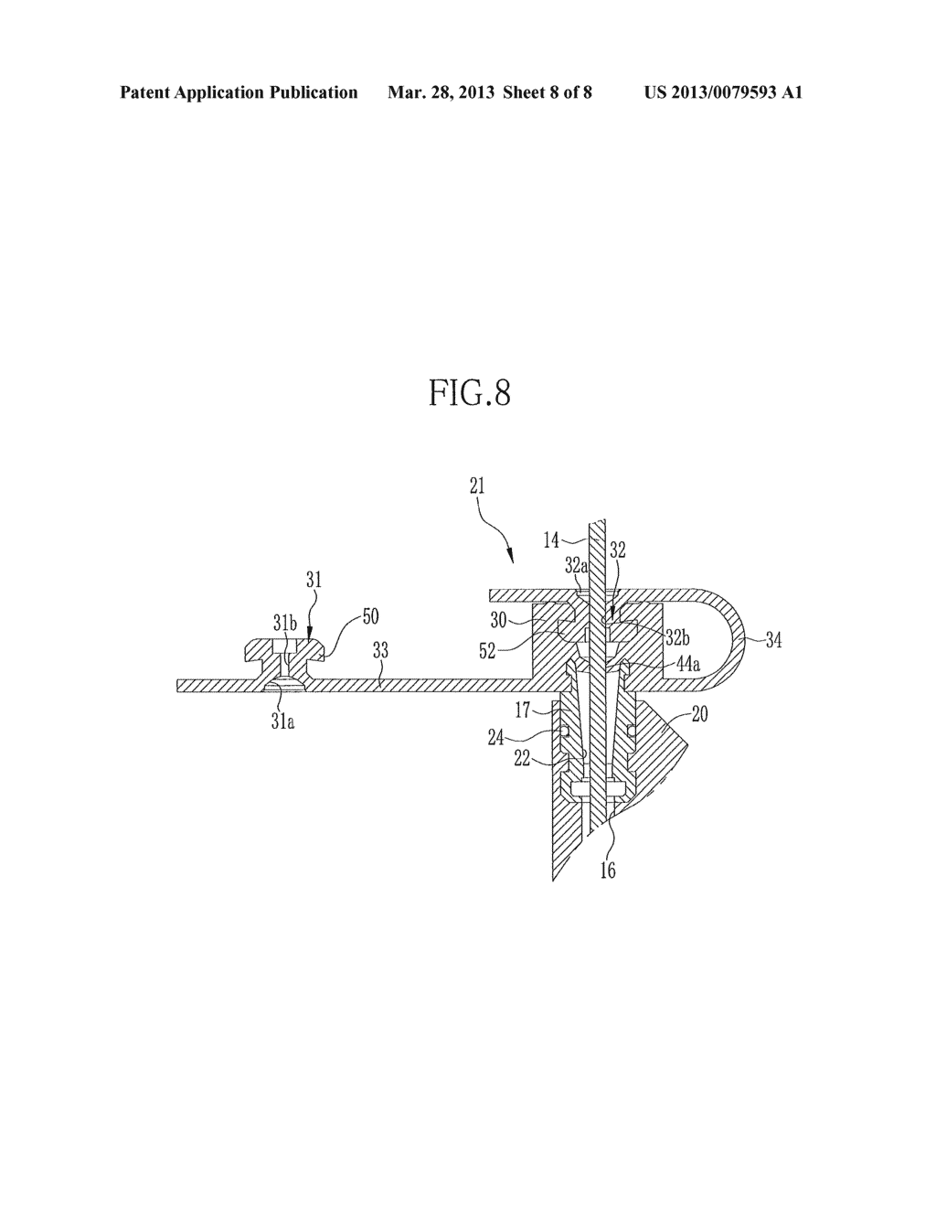 CLOSURE DEVICE FOR END OPENING AND ENDOSCOPE - diagram, schematic, and image 09