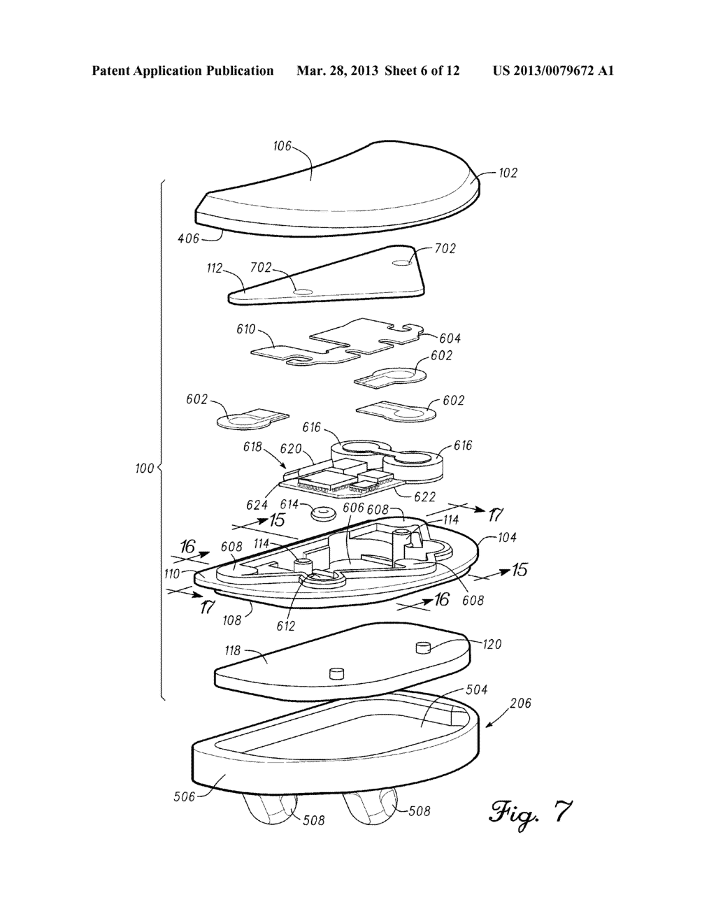 FLEXIBLE SURFACE PARAMETER MEASUREMENT SYSTEM FOR THE MUSCULAR-SKELETAL     SYSTEM - diagram, schematic, and image 07