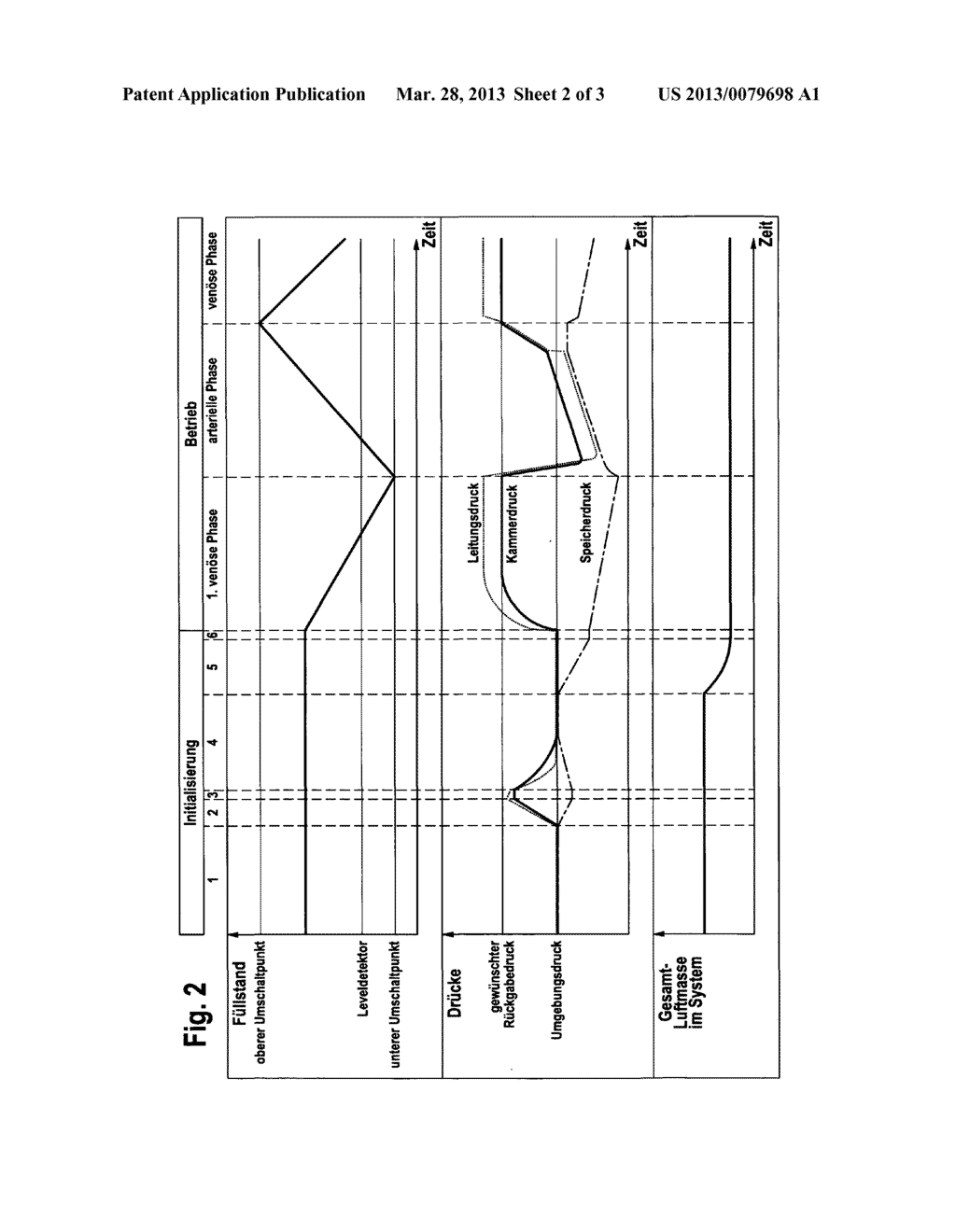 METHOD OF INITIALISING AN APPARATUS FOR BLOOD TREATMENT IN THE     SINGLE-NEEDLE MODE AND APPARATUS FOR BLOOD TREATMENT IN THE SINGLE-NEEDLE     MODE - diagram, schematic, and image 03