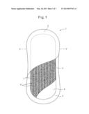 THIN ABSORBENT ARTICLE diagram and image