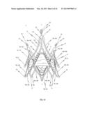 STENT FOR THE POSITIONING AND ANCHORING OF A VALVULAR PROSTHESIS IN AN     IMPLANTATION SITE IN THE HEART OF A PATIENT diagram and image