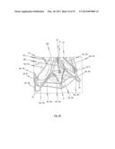 STENT FOR THE POSITIONING AND ANCHORING OF A VALVULAR PROSTHESIS IN AN     IMPLANTATION SITE IN THE HEART OF A PATIENT diagram and image