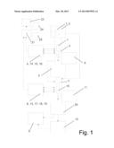 METHOD AND A SYSTEM FOR PROCESSING MATERIAL THAT CONTAINS BIOMASS diagram and image