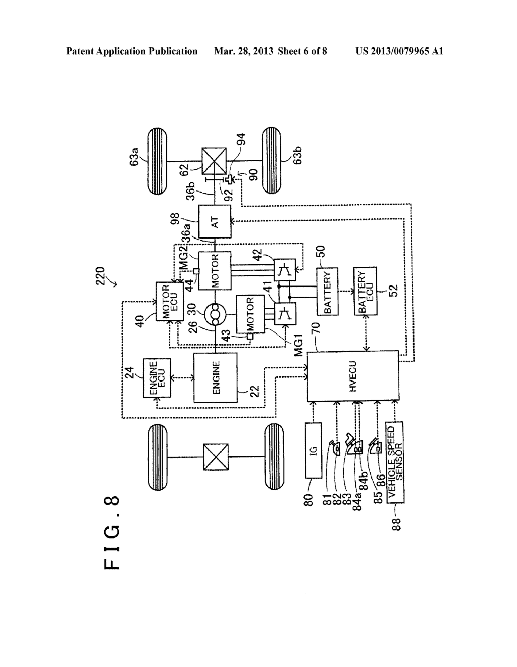 CONTROL DEVICE OF HYBRID VEHICLE - diagram, schematic, and image 07