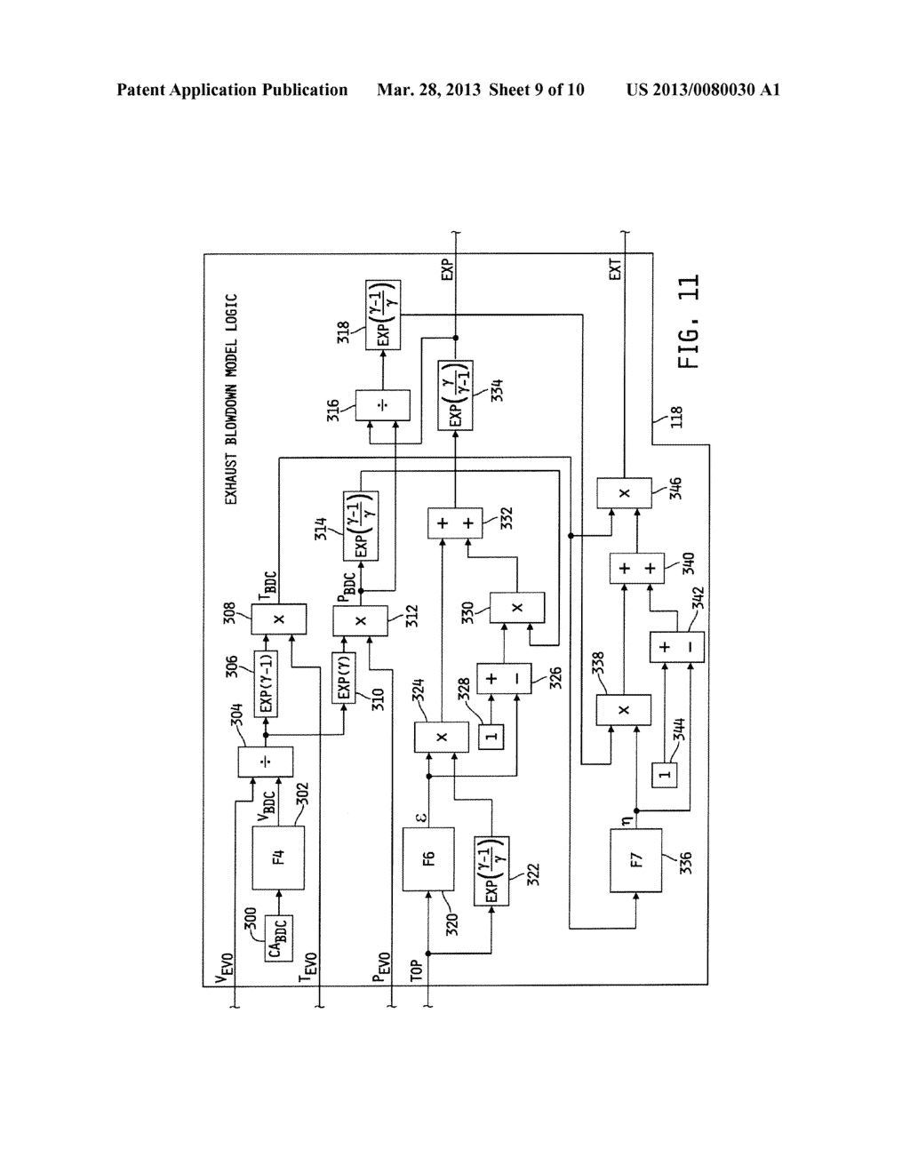 SYSTEM AND METHOD FOR DETERMINING ENGINE CYLINDER PEAK OPERATING     PARAMETERS - diagram, schematic, and image 10