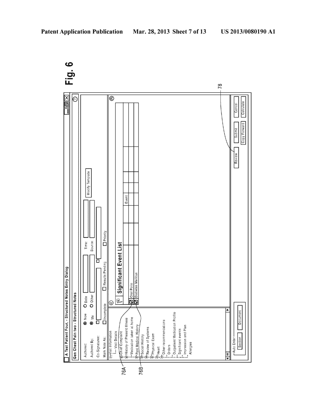 ELECTRONIC PATIENT RECORD DOCUMENTATION WITH PUSH AND PULL OF DATA TO AND     FROM DATABASE - diagram, schematic, and image 08