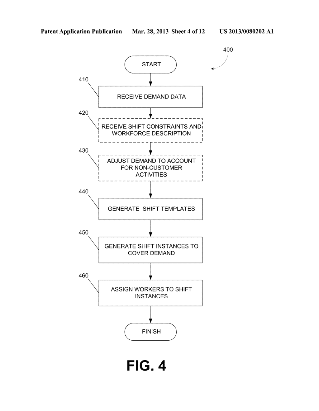 SYSTEMS AND METHODS OF AUTOMATICALLY SCHEDULING A WORKFORCE - diagram, schematic, and image 05