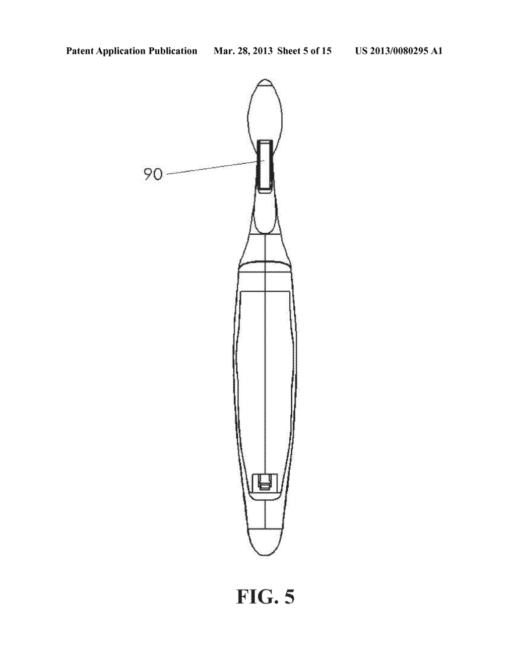 Oral Health Care Implement and System with Proximity Sensor - diagram, schematic, and image 06