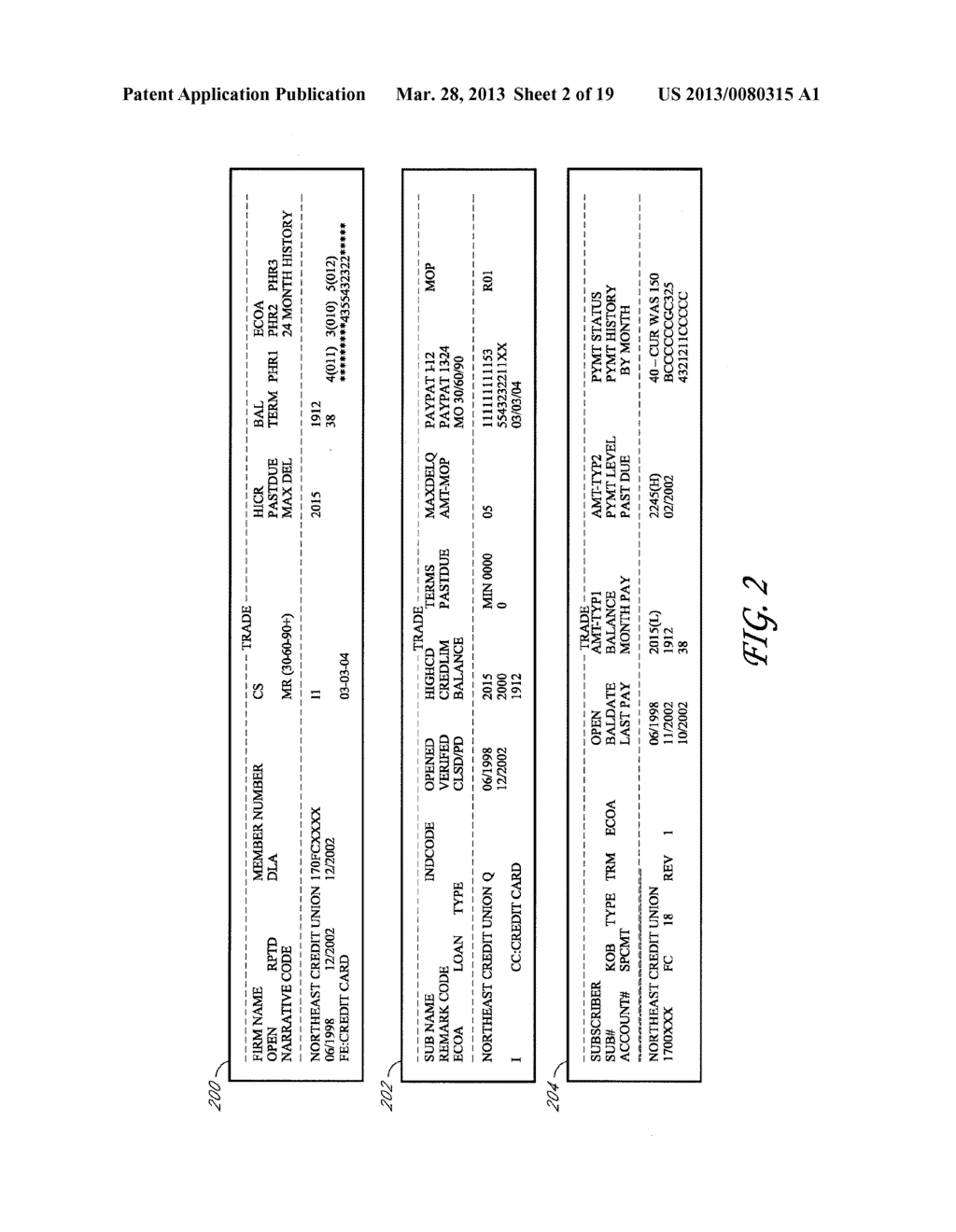 SYSTEM AND METHOD FOR GENERATING A FINANCE ATTRIBUTE FROM TRADELINE DATA - diagram, schematic, and image 03