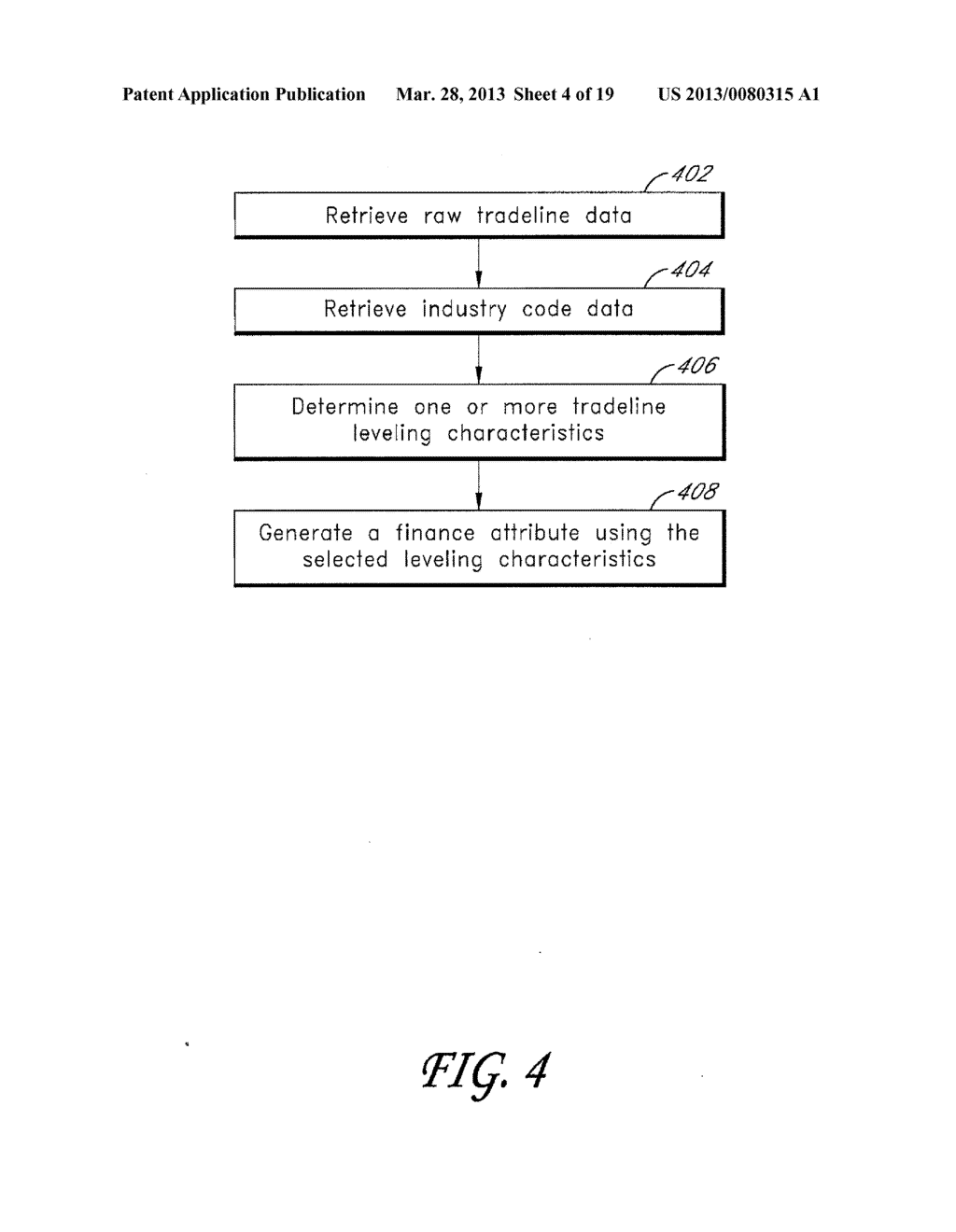 SYSTEM AND METHOD FOR GENERATING A FINANCE ATTRIBUTE FROM TRADELINE DATA - diagram, schematic, and image 05