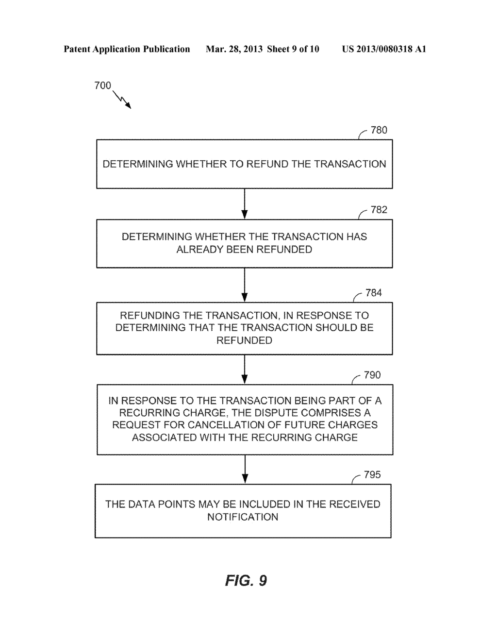 SYSTEM AND METHOD FOR PROVIDING DISPUTE RESOLUTION FOR ELECTRONIC PAYMENT     TRANSACTIONS - diagram, schematic, and image 10