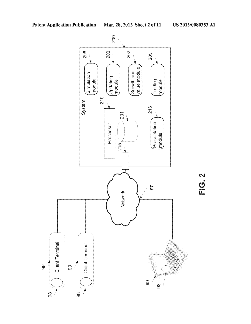 METHODS AND SYSTEMS OF FINANCIAL DATA ANALYSIS AND SIMULATION - diagram, schematic, and image 03