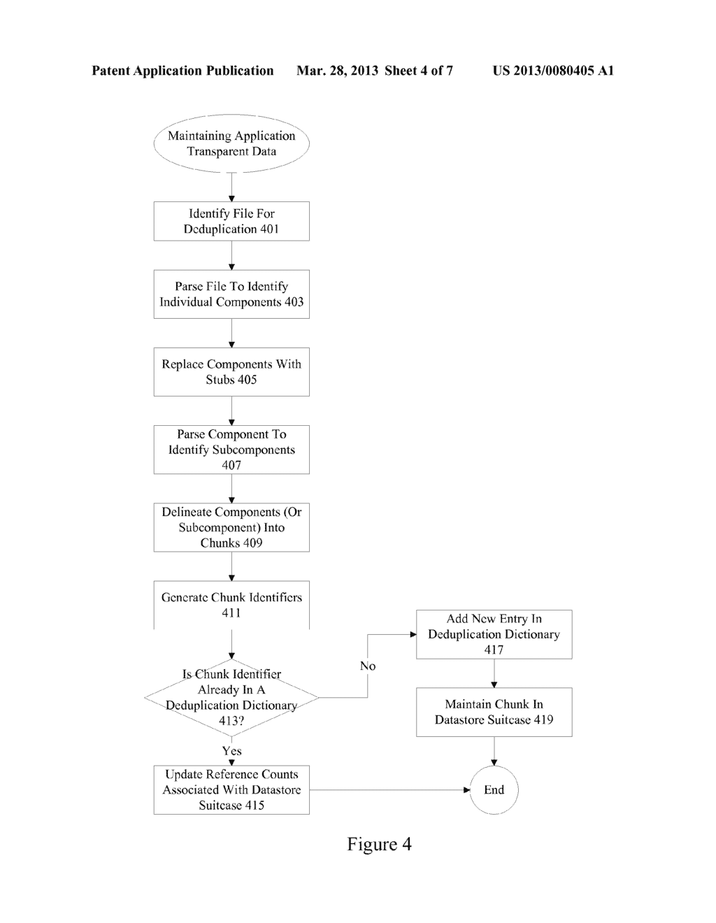 APPLICATION TRANSPARENT DEDUPLICATION DATA - diagram, schematic, and image 05