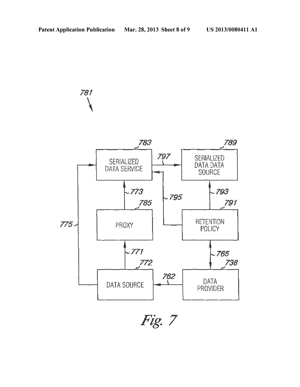 SYSTEM AND METHOD FOR A SERIALIZED DATA SERVICE - diagram, schematic, and image 09