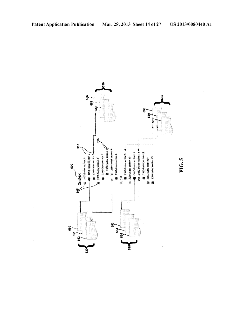 DOCUMENT ELEMENT INDEXING SYSTEM - diagram, schematic, and image 15