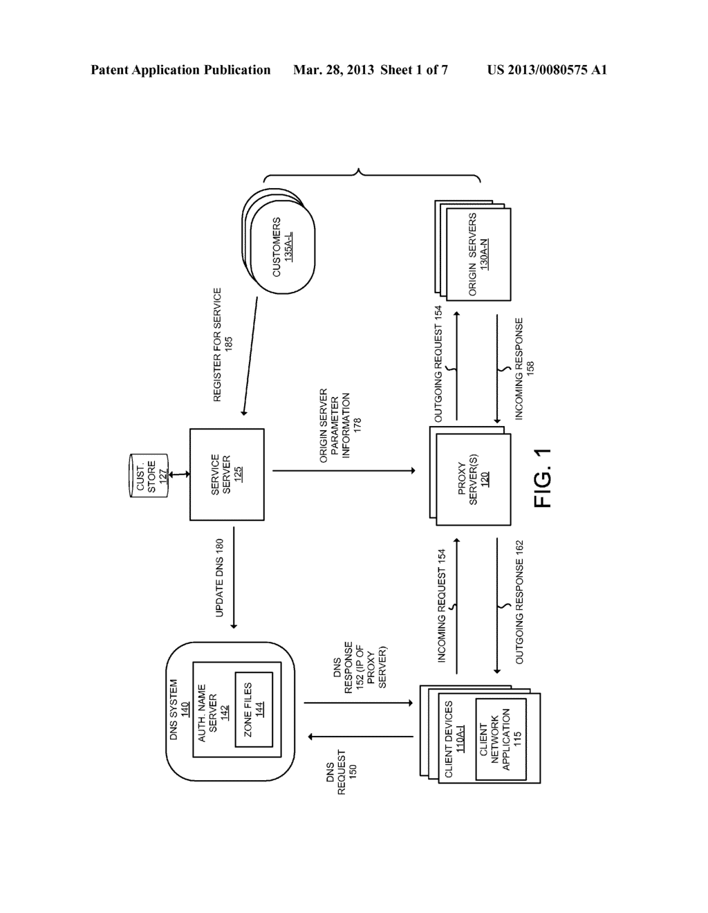 DISTRIBUTING TRANSMISSION OF REQUESTS ACROSS MULTIPLE IP ADDRESSES OF A     PROXY SERVER IN A CLOUD-BASED PROXY SERVICE - diagram, schematic, and image 02