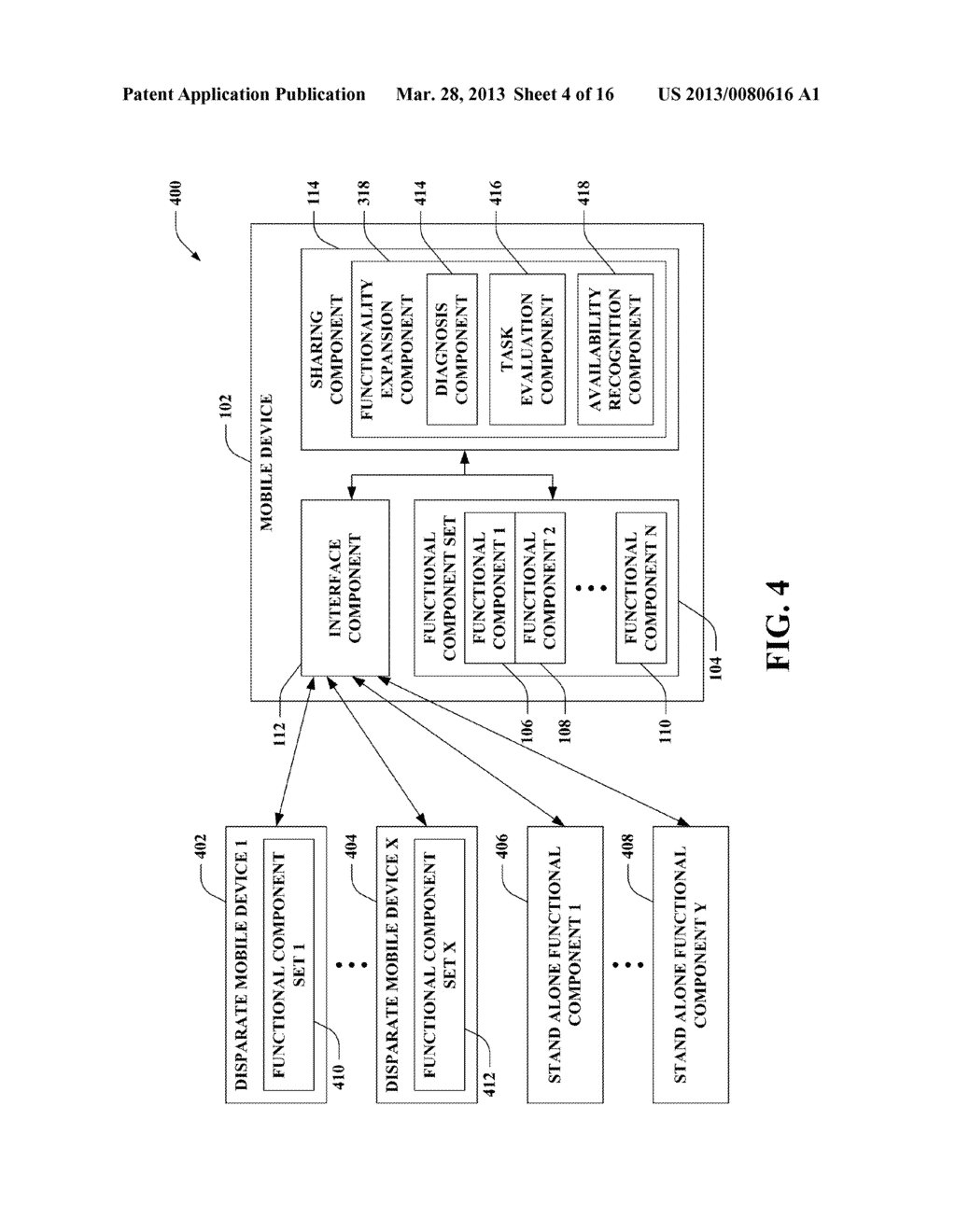 PEER TO PEER SHARING OF FUNCTIONALITY OF MOBILE DEVICES - diagram, schematic, and image 05