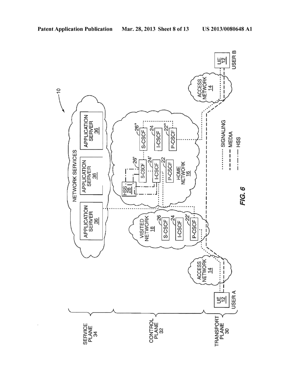 SESSION INITIATION FROM APPLICATION SERVERS IN AN IP MULTIMEDIA SUBSYSTEM - diagram, schematic, and image 09