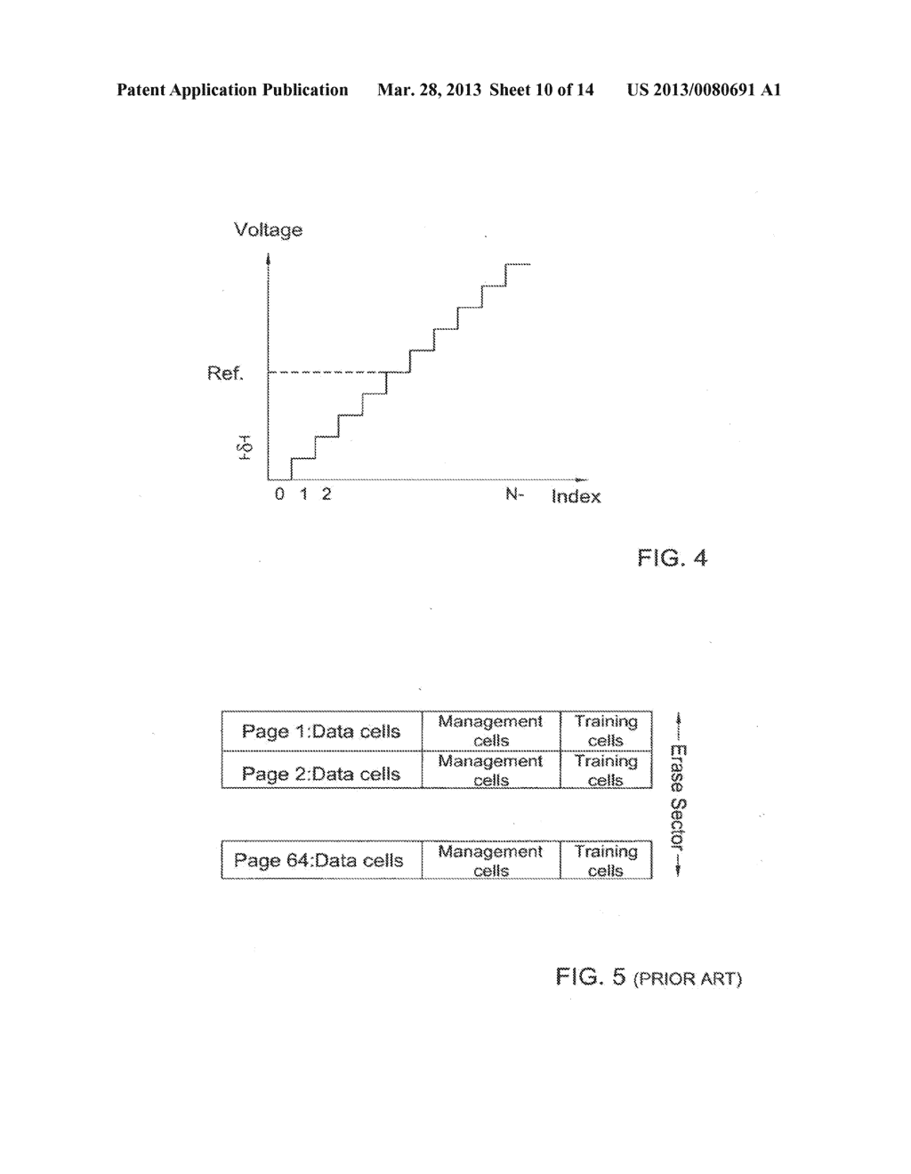 FLASH MEMORY DEVICE WITH PHYSICAL CELL VALUE DETERIORATION ACCOMMODATION     AND METHODS USEFUL IN CONJUNCTION THEREWITH - diagram, schematic, and image 11