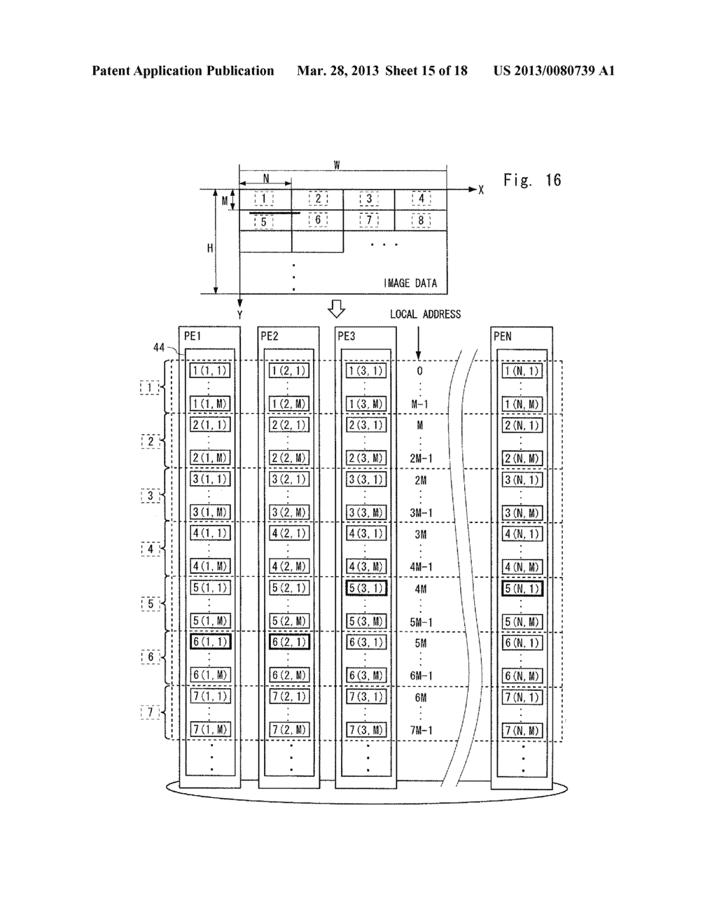 SIMD PROCESSOR AND CONTROL PROCESSOR, AND PROCESSOR ELEMENT - diagram, schematic, and image 16