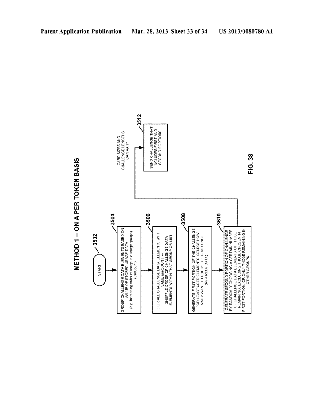 METHOD AND APPARATUS FOR PROVIDING AUTHENTICATION BETWEEN A SENDING UNIT     AND A RECIPIENT BASED ON CHALLENGE USAGE DATA - diagram, schematic, and image 34