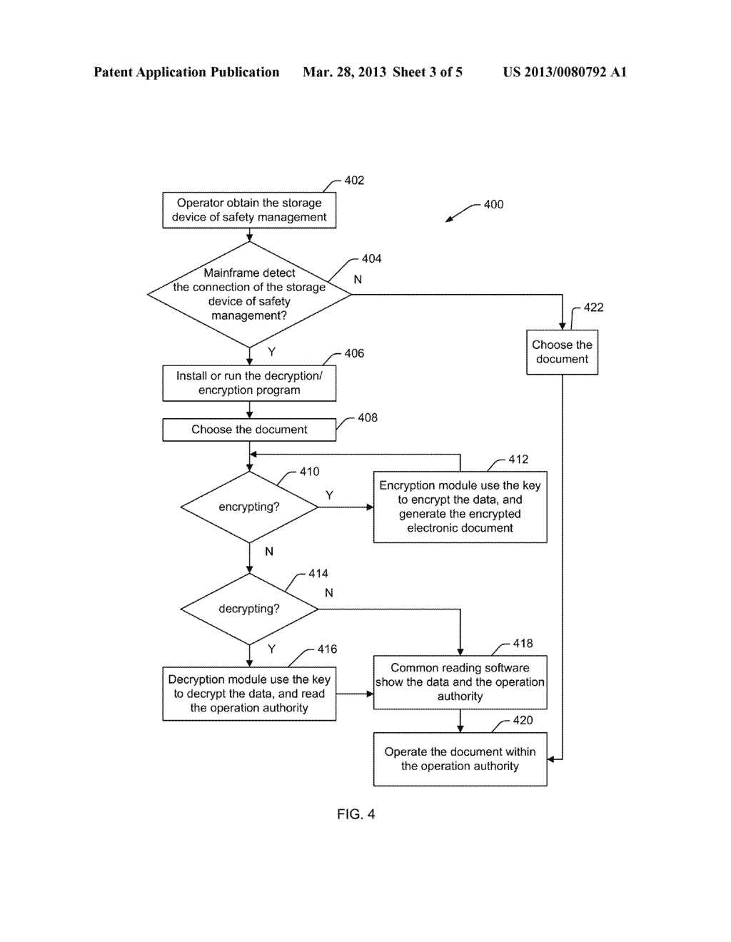 Safety Management Method For An Electronic Document - diagram, schematic, and image 04