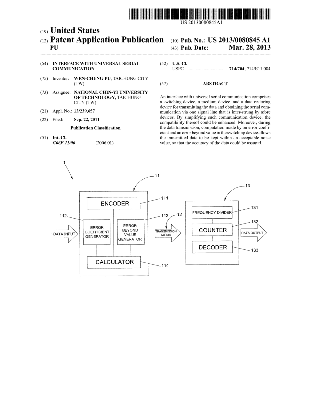 INTERFACE WITH UNIVERSAL SERIAL COMMUNICATION - diagram, schematic, and image 01