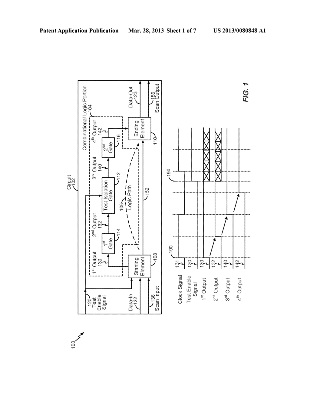 SYSTEM AND METHOD OF TEST MODE GATE OPERATION - diagram, schematic, and image 02